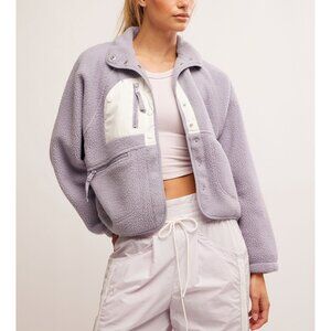 FP MOVEMENT Hit The Slopes Lavender Colorblock Fleece Jacket / Trailblazer Combo